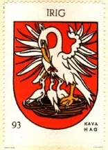 Грб из збирке Kaffee HAG (међуратни период) — Општина Ириг