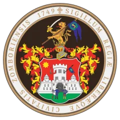 Средњи грб (печатни) — Град Сомбор
